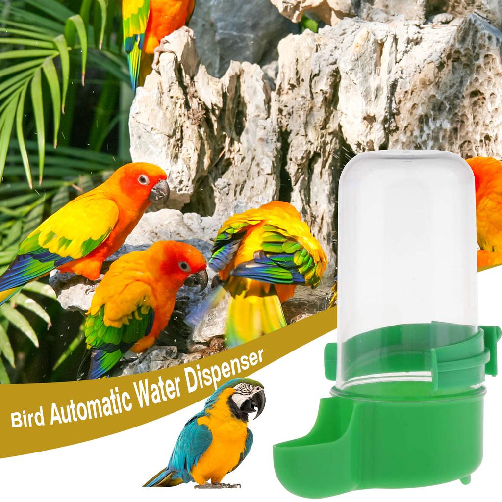 Automatischer Vogelwassertrinker Futterspender Tränke Futternapf Externer Vogelfutterkasten Vogelzubehör Und Vogelkäfigzubehör 200 ml