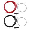 Bike Bicycle Brake Cable Housing Shifter Hose with Ends Crimp Cover Set - Mountain Road Cycling Cables Replacement Kit