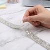Rhinestone Band Self Adhesive Crystal Strip White Crystal DIY Crystal Rhinestone Rhinestone Tape Shoes Bag Decor
