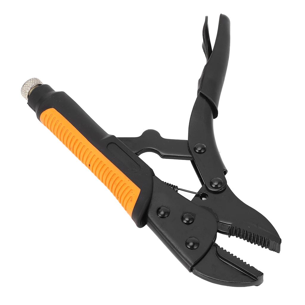 Locking Pliers Curved Jaw Wr Resistant Teeth Anti Slip Handle Portable Pliers with Screw