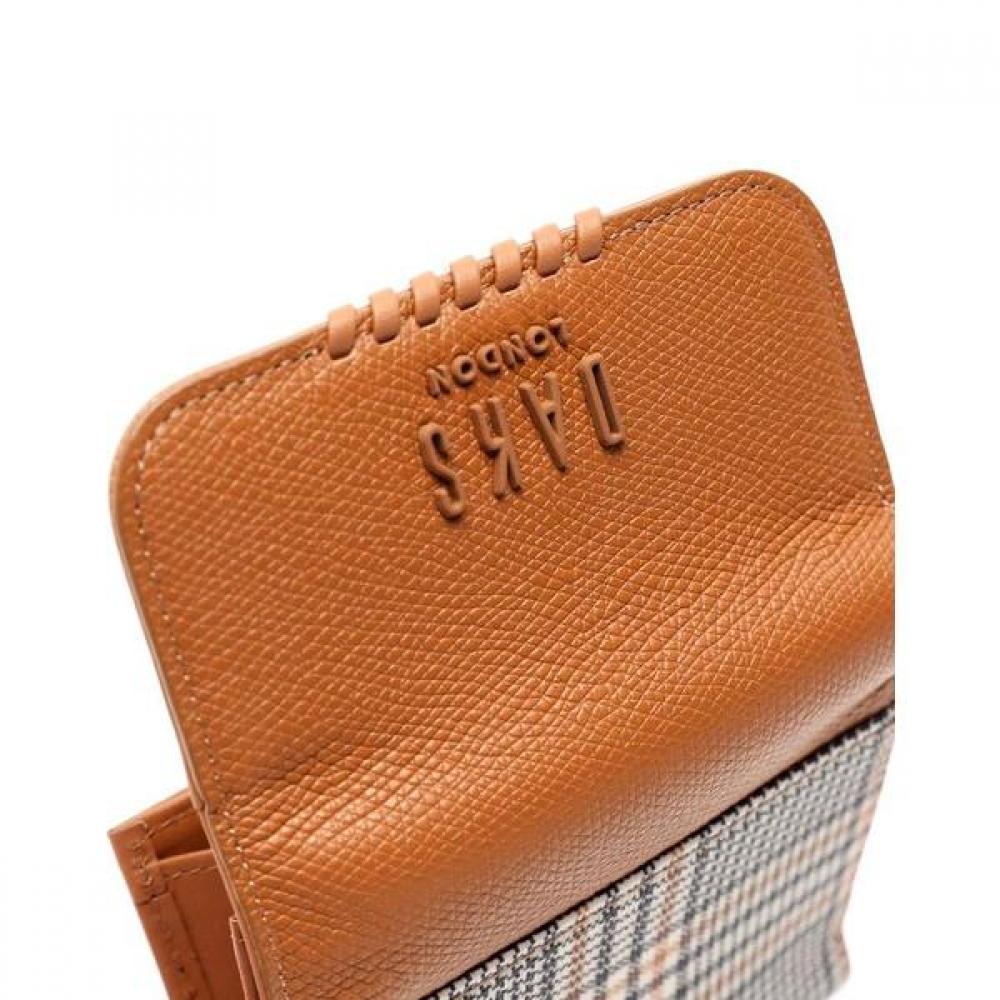 Daks Brown Check Wallet Dcwa8f624w2
