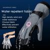 Herren Winter Wasserdichte Fahrradhandschuhe Outdoor-Nutzung Athletische Laufmotorrad Ski Touchscreen Fleecehandschuhe Rutschfest Warm Vollfinger