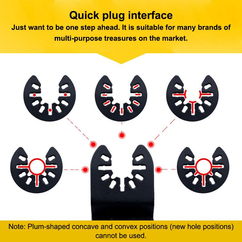 Blade Multi-Tool Saw Blade High Carbon Steel Oscillating Saw For Soft Metal Wood Plastic Cutting