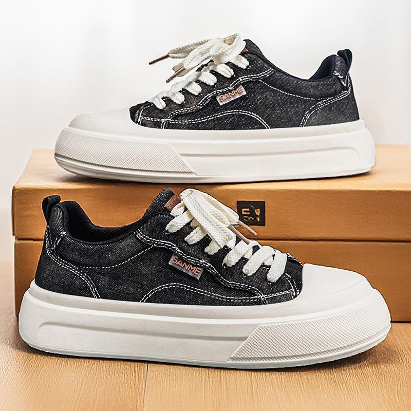 Мягкие стираные джинсовые туфли студенческие спортивные холщовые модные туфли повседневные кеды для скейтборда 22 весна новинка 39