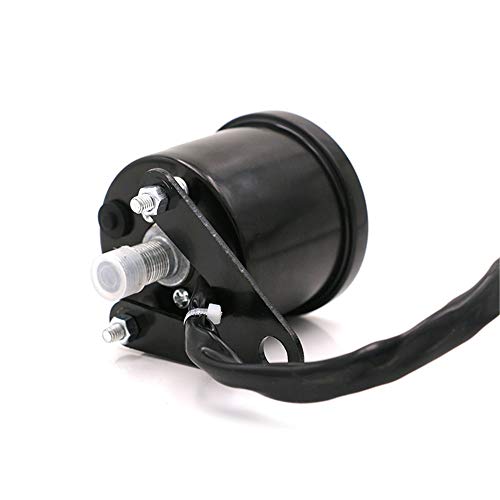 HANSWD Multifunktions-LED-Motorrad-Tachometer mit Kilometerzähler, Hintergrundbeleuchtung und Tankanzeige, 160 km/h, DC12V (B.)