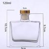 Thick Bottom Transparent Glass Aroma Diffuser Bottle with Rattan Sticks for Indoor Use