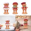 Christmas Gingerbread Decoration Ornament Cute Decorative Sculpture Resin Figurine for Mantel,