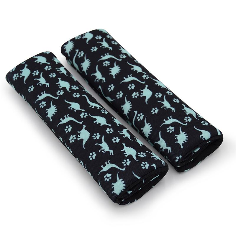 2Pcs Cute Cartoon Car Seat Belt Shoulder Cover Thickened Soft Children Safety Seat Belt Pad Protector Auto Interior Accessories