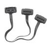 Flat+Thin 16Pin OBD 2 Extender Male To Dual Female Y Splitter OBDII Extension Connector Cable Car Scanner