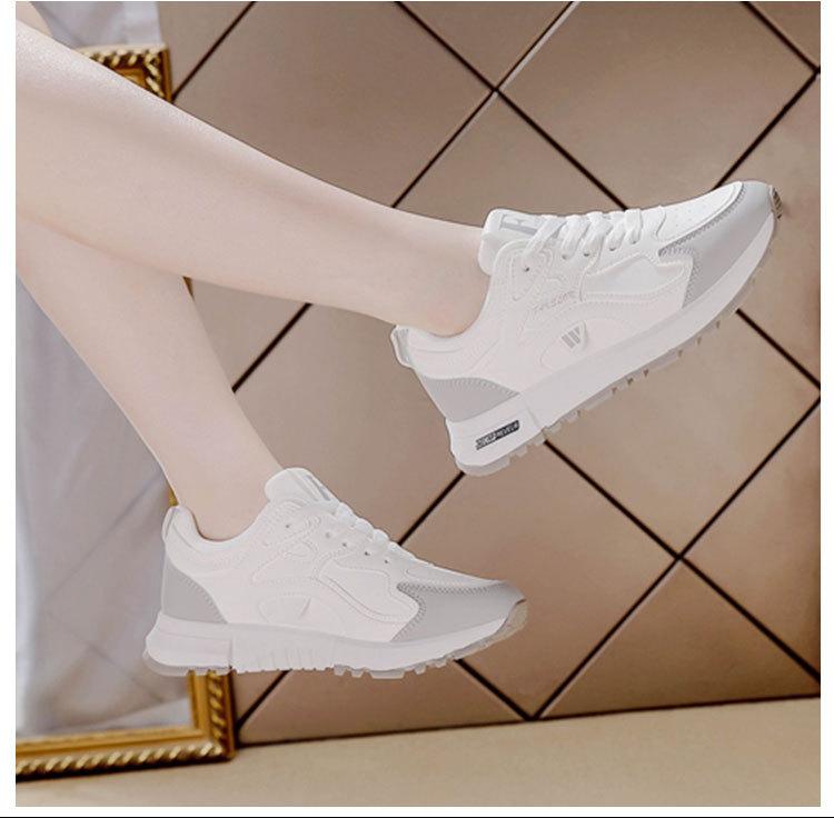 Large size sports shoes women's 2025 spring and autumn new casual versatile student shoes lightweight shock-absorbing running shoes women