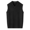 Shanshan Men's Pure Wool V-Neck Thermal Knit Vest