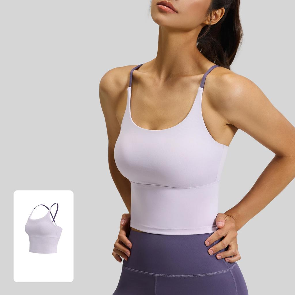 Breathable Sports Bra Shockproof Crop Top Anti-sweat Fitness Top Women Seamless Yoga Bra Sport Vest Gym Workout Top