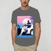 T-shirt Vintage Miami Vices pour Unisexe Coton T-shirts Drôles Col Rond T-shirt Manches Courtes Vêtements Été