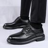 Lace Up Oxfords Men's Leather Shoes Fashion Comfortable Office Men's Block Formal Shoes Wedding Party Shoes Men
