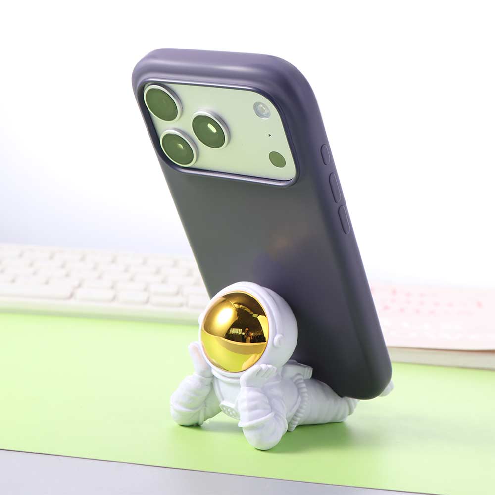 Holder Desktop Astronaut Ornaments Cartoon Lazy Bracket Creative Astronaut Bracket Student Dorm