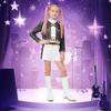Bambini K-pop Rumi Zoey Mira Cosplay Huntrix Costume Stampa 3D Cacciatori di Demoni Mira Costumi di Scena Bambino Halloween Festa Set di Vestiti