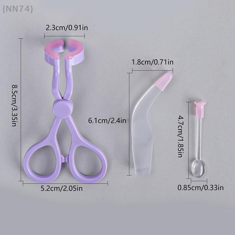 Kontaktlinsen-Applikator-Set – Inklusive Hilfs-Lidspreizer, Offenes-Auge-Werkzeug, Pinzetten/Saugstab-Zubehör zum Einsetzen/Entfernen