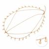 Disc Charms Boho Tassel Head Chain Alloy Headpiece Jewelry New Forehead Hair Jewelry  Hair Chain