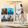 QK-7906 Stair Stepper with Resistance Bands Adjustable Pedals & Handlebar LCD Displa, Compact Home Cardio Stepper Machine