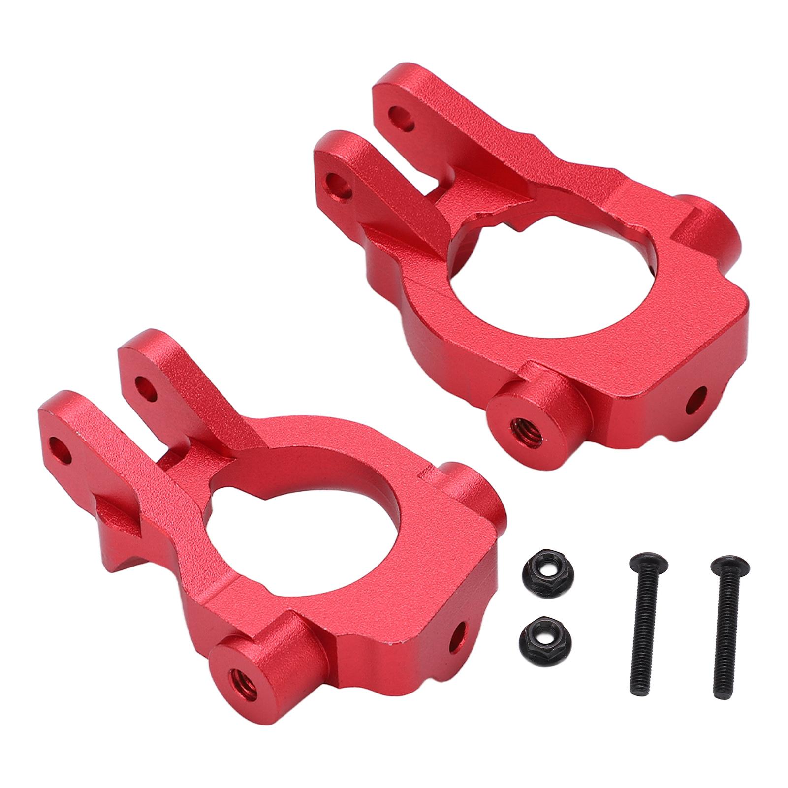 

2 ШТ. Металеві передні C-ступиці, поворотні кулаки, цапфи для Losi Lasernut U4 110 RC CarRed