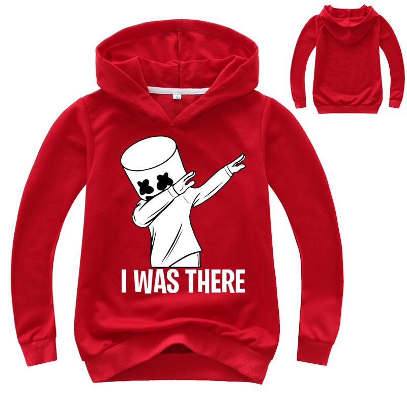 Neue Kinder Frühling Herbst 2 Teile Mode Dj Marshmellow Kinder Kapuzenpullover Pullover+Hosen Sets 3-13 Jahre Jungen und Mädchen Trainingsanzug Kleidung