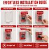 Wall Mounted Alarm Pull Station Cover Transparent Housing Protective Cover  Schools