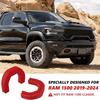 Replacement Front Tow Hook Cover Compatible with 2019-2024 RAM 1500 Truck Durable Plastic Tow Hook Cap for Automotive Exterior