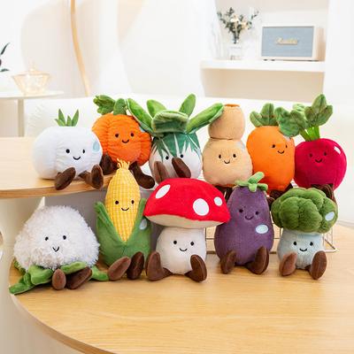 Fun Simulation Vegetable Plush Pendant Cute Vegetable Plush Doll Carrot Corn Doll Children's Gift