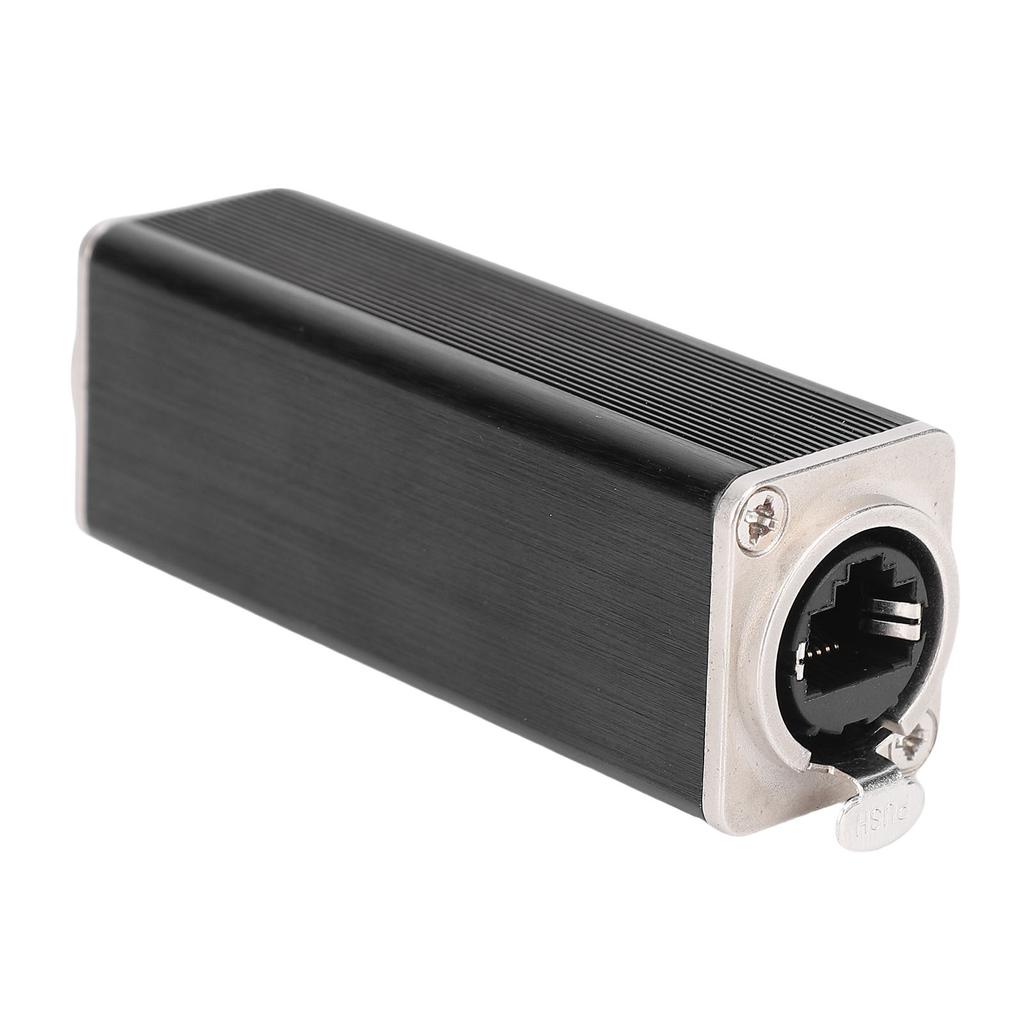 Gold Plated RJ45 Coupler IP68 Water Proof Ethernet Coupler Female to Female Connector for Cat5 Cat5e Cat6 Cat7 Cat8 Outdoor PoE   LAN Cable