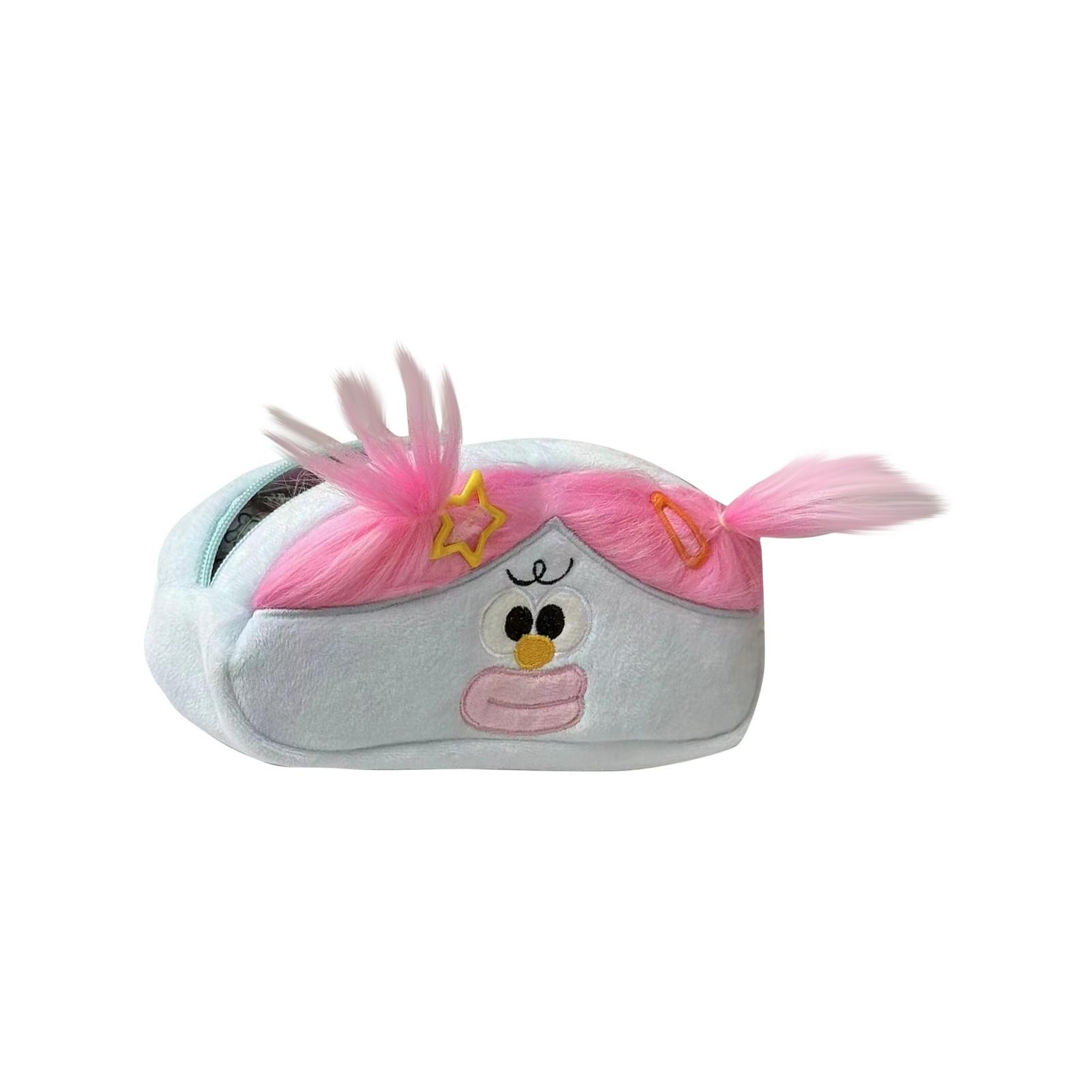 

Cotton Doll Pencil Case Cute Ugly Plush Large Capacity 40 Pens Pencil Case Stationery One Size