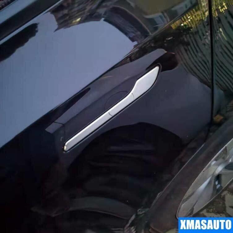 4cps For Tesla Model Y 2017-21 2022 2023 2024 ABS Chrome Door Handle Cover Trim
