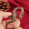 Vintage Kupfer Drachen Figuren Kleine Ornamente Retro Messing Tier Auto Schlüsselanhänger Handwerk Büro Schreibtisch Dekorationen Zubehör