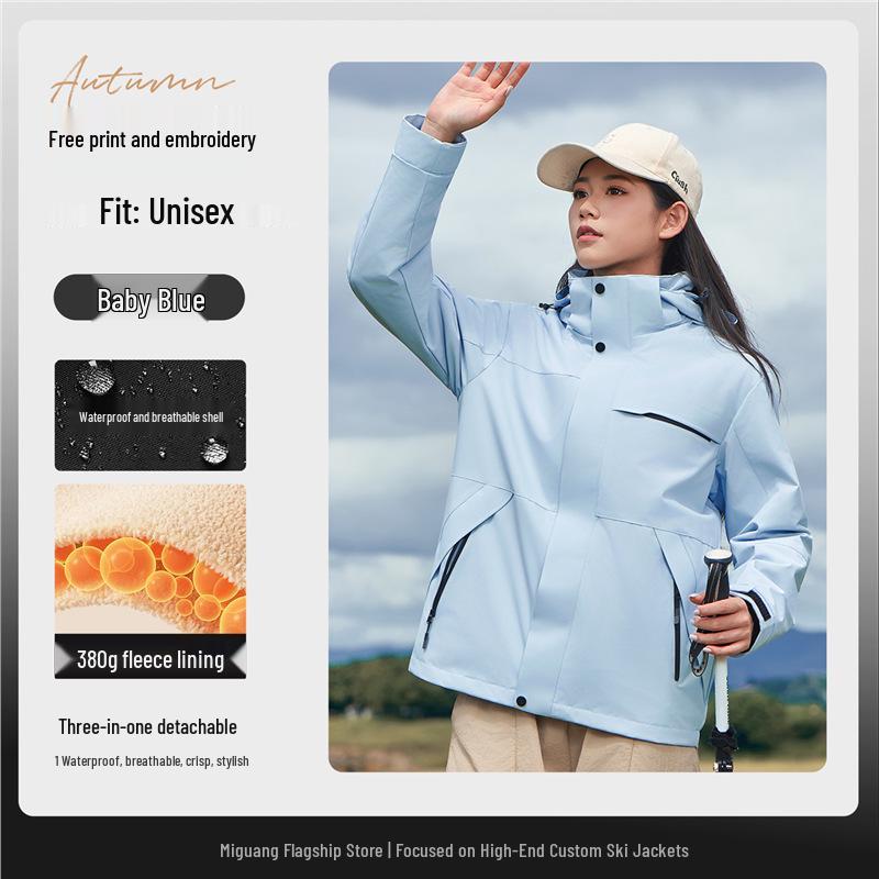 Women's Fleece-Lined Expedition Jacket with Custom Logo for Autumn/Winter Workwear