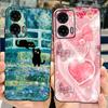 For Motorola Moto G35 G55 G85 Case Cute Painted Cover Matte Phone Case For Moto G85 G 35 G55 MotoG35 MotoG55 MotoG85 Soft Fundas