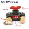 Digital Voltage Display Battery Kill Switch Dual-rotary Switch Power Disconnect Switch  24V Systems