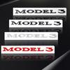 ABS Car Trunk Body Engine Cover Emblem Logo Rear Sticker Auto Refit Accessories For Model 3 Badge Styling Decoration Decal