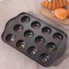 Carbon Steel Cheesecake Pan 12 Grid Cupcake Mold Bakeware Muffin Pan  Bakery