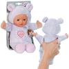 Poupon - BABY BORN - Poupon Souris - Petites oreilles douces et poches pour les doigts - 26 cm - Nouveau-né