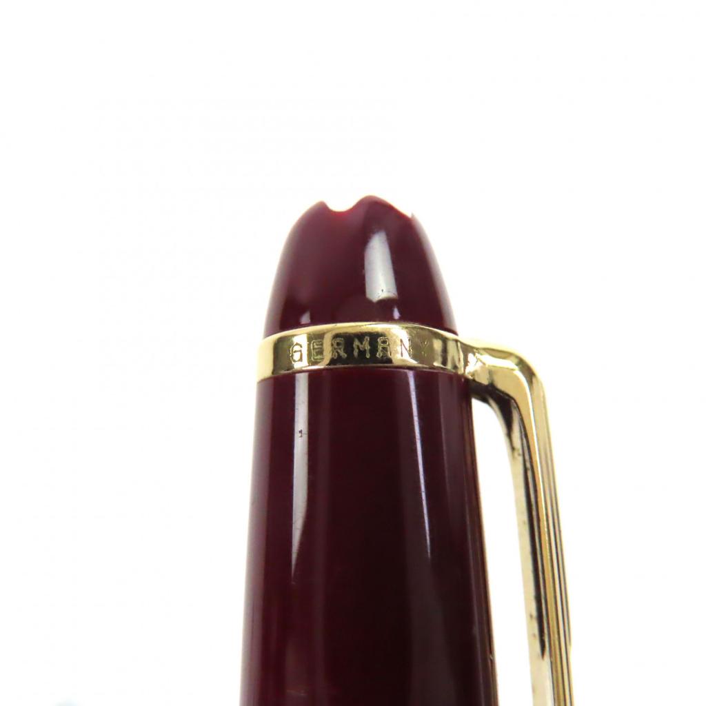 Very Good MONTBLANC fountain pen Meisterstück Classic white star Bordeaux 18K Used