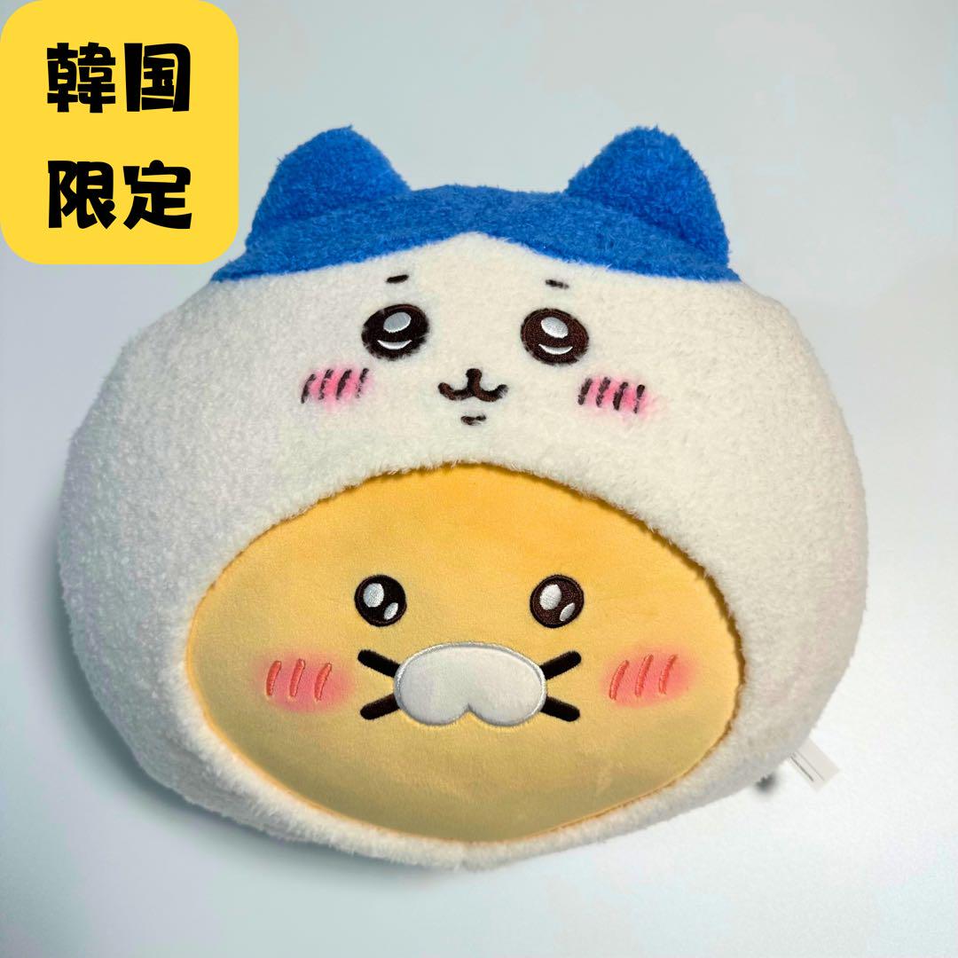 

[USED] Korea-exclusive Kakao Friends Chiikawa collaboration cushion, Hachiware