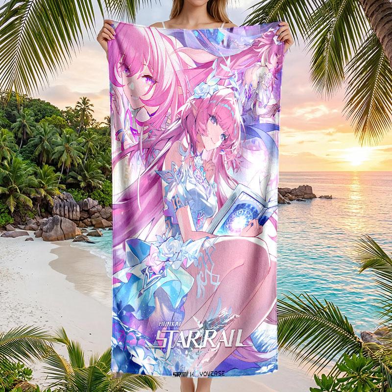 Large Beach Towel Quick Dry Absorbent Towel For Beach IndoorHonkai Star Rail