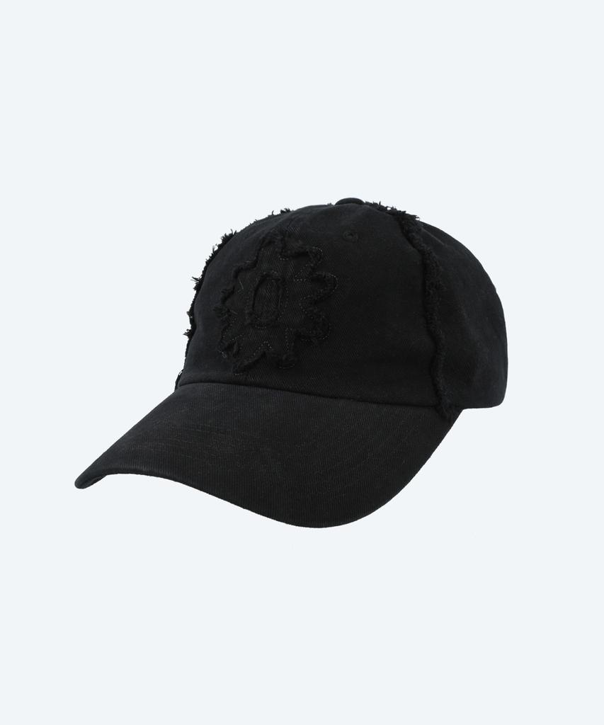Tonilolenseu Applique Symbol Logo Ball Cap Black