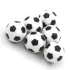 6pcs 32mm Table Soccer Foosball Fussball Football Machine Accessories Replacements Black and White Ball Kids Indoor Game