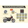 Oil Filter Element Combo Pack of  10+1 "Royal Enfield Guerrilla & Himalayan 450"