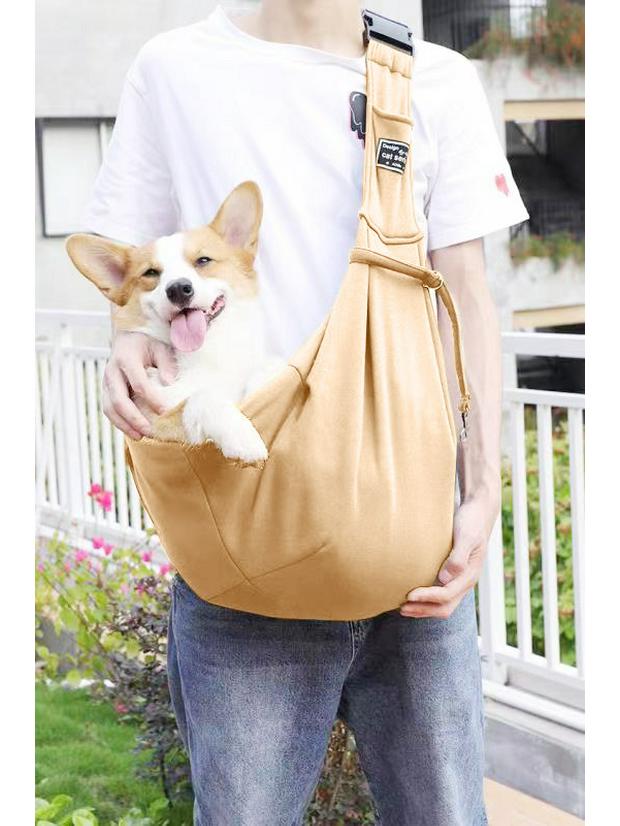 Sac à dos bandoulière pliable pour animaux de compagnie - Portable, Grande capacité pour chats