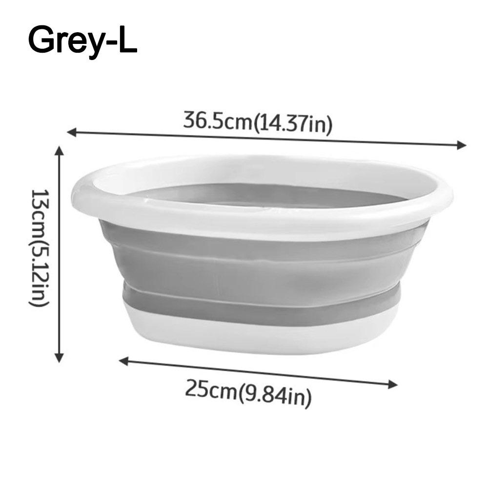 New Plastic Folding Basins Hangable Easy to Carry Folding Laundry Tub Wash Basin for Home Student Dormitory