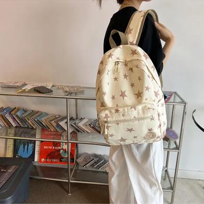Sac à Dos Étoile pour Femmes Hommes Sac à Dos Étoile pour Ordinateur Portable Sac Collège Sac de Voyage Mignon Sac d'Étudiant Retour à l'École Sac à Dos Décontracté
