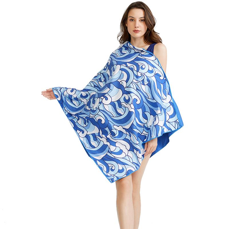 80*160cm Lightweight Travel Camping Swimming Beach Towels Extra Large Quick Drying Sand Free Pool Towel