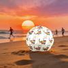 1pc Rainbow Cat Knitwear Theme Soccer Ball Football, Size 5, Lightweight PVC, Outdoor Training Soccer Ball,Gift J6149