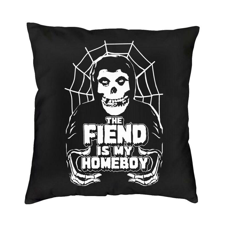 Misfits Horror Punk Rock Band Pillow Case xcm Decor Home Kawaii Outdoor Cushions Square Pillowcase